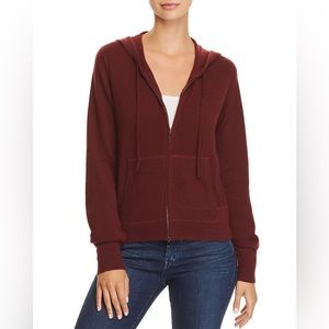 NWT Theory Perfect Cashmere Zip Hoodie Sweater
